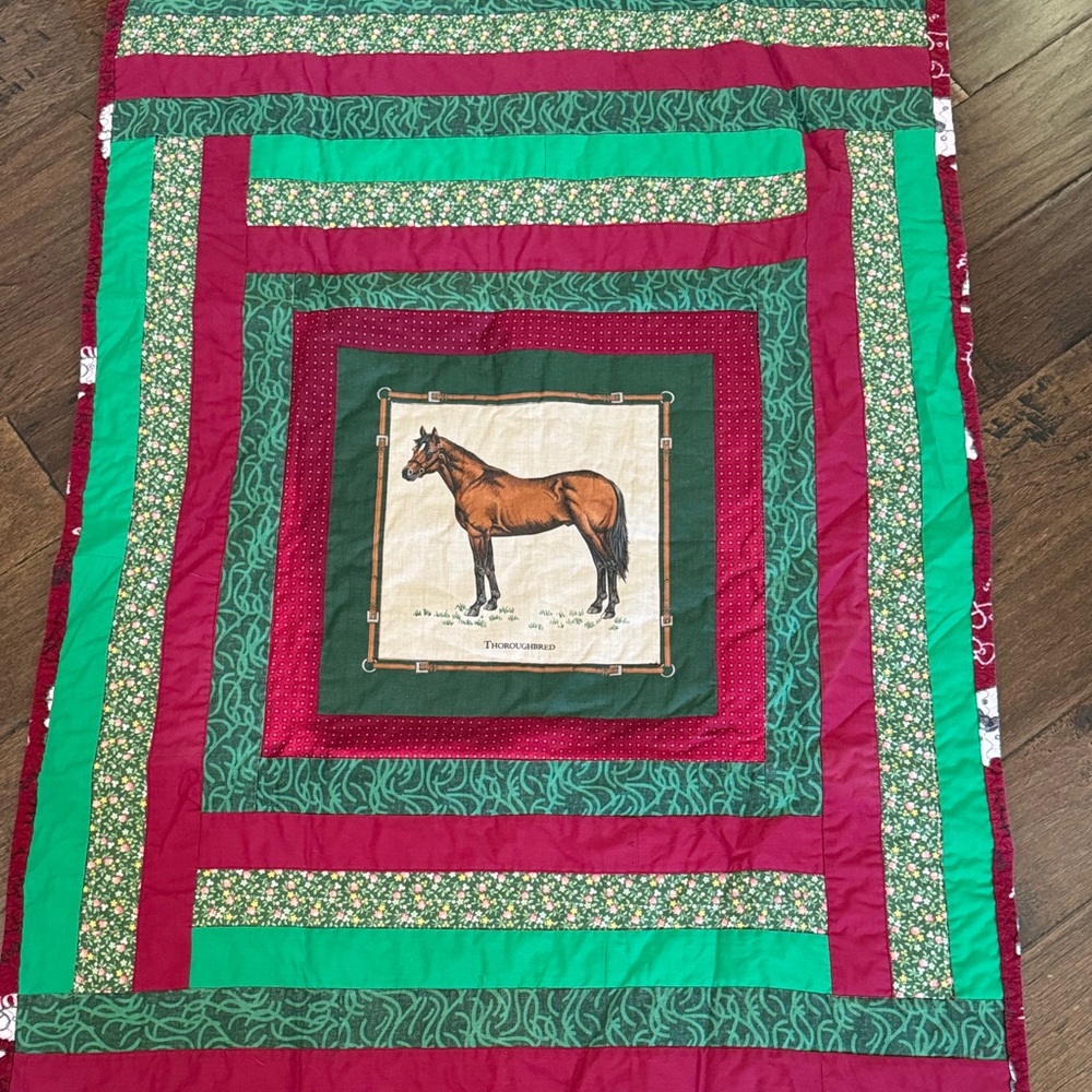 Vintage Handmade Baby/Lap Quilt